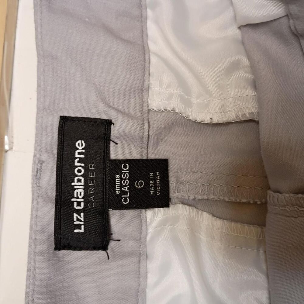 Liz Claiborne grey trousers Size 6 #formalwear #trousers